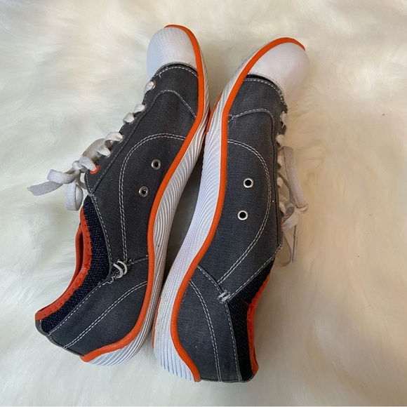 Dr. Scholl’s women’s Jamie lace up navy & orange in size 10 - Picture 4 of 12